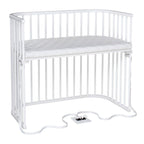 babybay Original Beistellbett aus massivem Buchenholz mit Matratze – Höhenverstellbares mitwachsendes Babybett