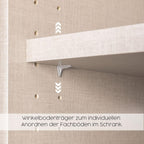 Rauch Möbel Celle Kleiderschrank Weiß Hochglanz, 3-türig mit 6 Schubladen, Drehtürenschrank für Schlafzimmer & Kinderzimmer