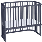 babybay Original Beistellbett aus massivem Buchenholz mit Matratze – Höhenverstellbares mitwachsendes Babybett