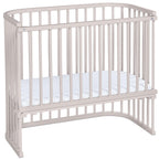 babybay Original Beistellbett aus massivem Buchenholz mit Matratze – Höhenverstellbares mitwachsendes Babybett