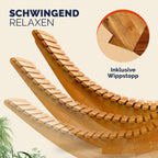 Casaria 2er Sonnenliege Akazienholz Klappbar Wetterfest FSC® Gartenliege Relaxliege bis 160kg Braun 195x60 cm