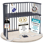 babybay Original Beistellbett aus massivem Buchenholz mit Matratze – Höhenverstellbares mitwachsendes Babybett