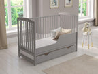 Love For Sleep Babybett 120x60 mit Matratze & Schublade, Höhenverstellbares Kinderbett aus Kiefernholz