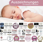 babybay Original Beistellbett aus massivem Buchenholz mit Matratze – Höhenverstellbares mitwachsendes Babybett