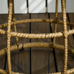 Rattan Sitzgruppe mit Polstern für Balkon und Terrasse – 2 Loungesessel und Tisch