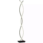 Moderne Stehlampe in Doppelspiral-Design – Dimmbares Licht & Elegante Optik